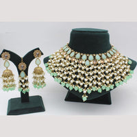 Lucentarts Jewellery  Kundan & Beads Necklace Set