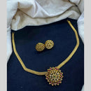JCM Jewellery Pota Stone Antique Floral Necklace Set