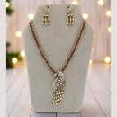JCM Jewellery Designer Kundan Stone Necklace Set Premium Quality Festive Wear Jewellery