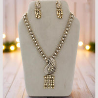 JCM Jewellery Designer Kundan Stone Necklace Set Premium Quality Festive Wear Jewellery