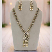 JCM Jewellery Designer Kundan Stone Necklace Set Premium Quality Festive Wear Jewellery