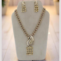 JCM Jewellery Designer Kundan Stone Necklace Set Premium Quality Festive Wear Jewellery
