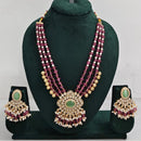 JCM Jewellery Wedding Wear Kundan and Beads Necklace Set Jewellery