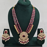 JCM Jewellery Wedding Wear Kundan and Beads Necklace Set Jewellery