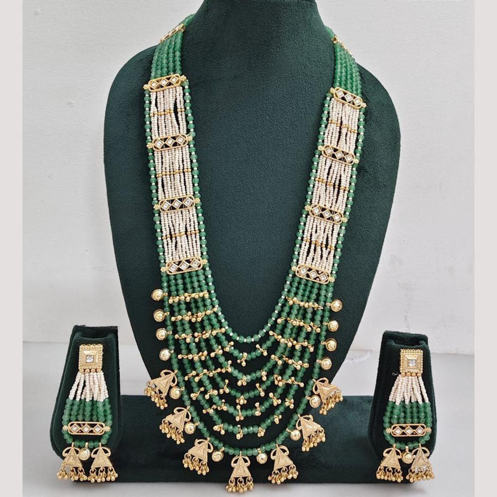 JCM Jewellery Exclusive Kundan and Beads Necklace Set Stylish Jewellery for Weddings