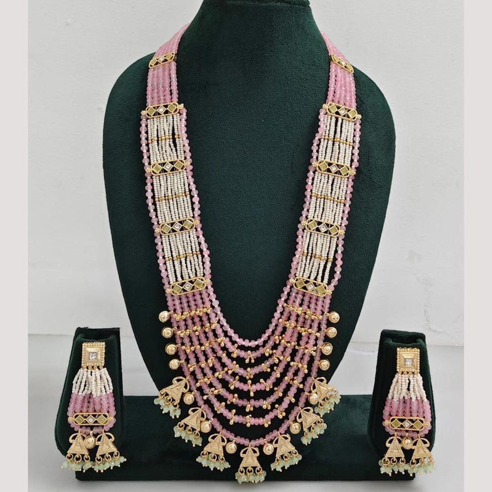 JCM Jewellery Exclusive Kundan and Beads Necklace Set Stylish Jewellery for Weddings