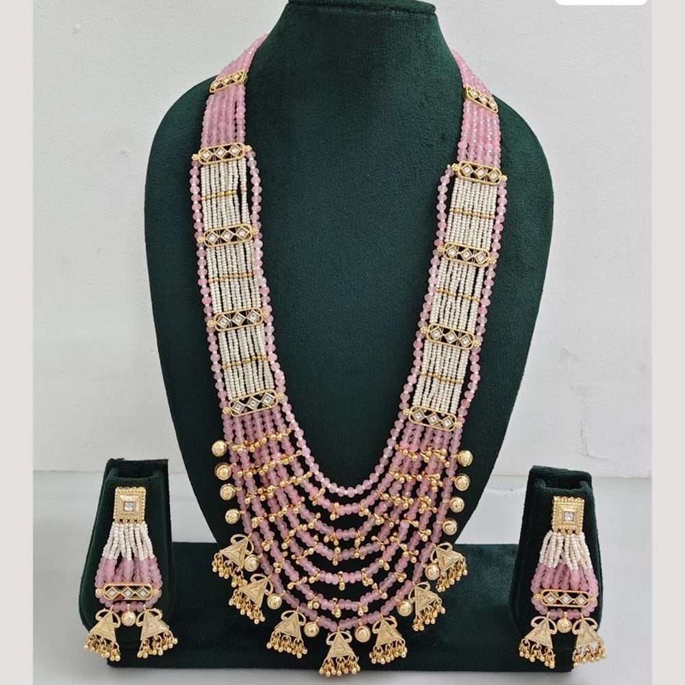 JCM Jewellery Exclusive Kundan and Beads Necklace Set Stylish Jewellery for Weddings