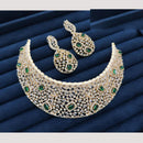 JCM Jewellery Elegant American Diamond Choker Necklace Set Party Wear Jewellery
