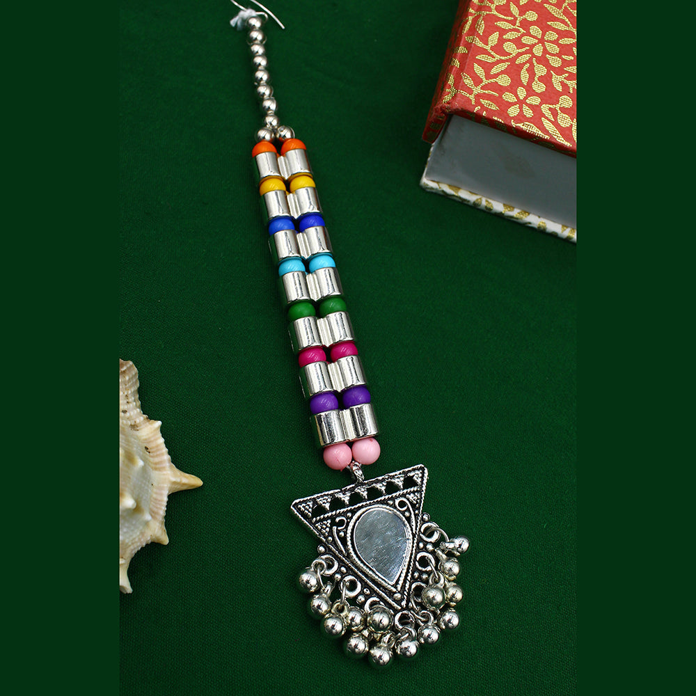 Mahavir Oxidised Plated Mangtikka