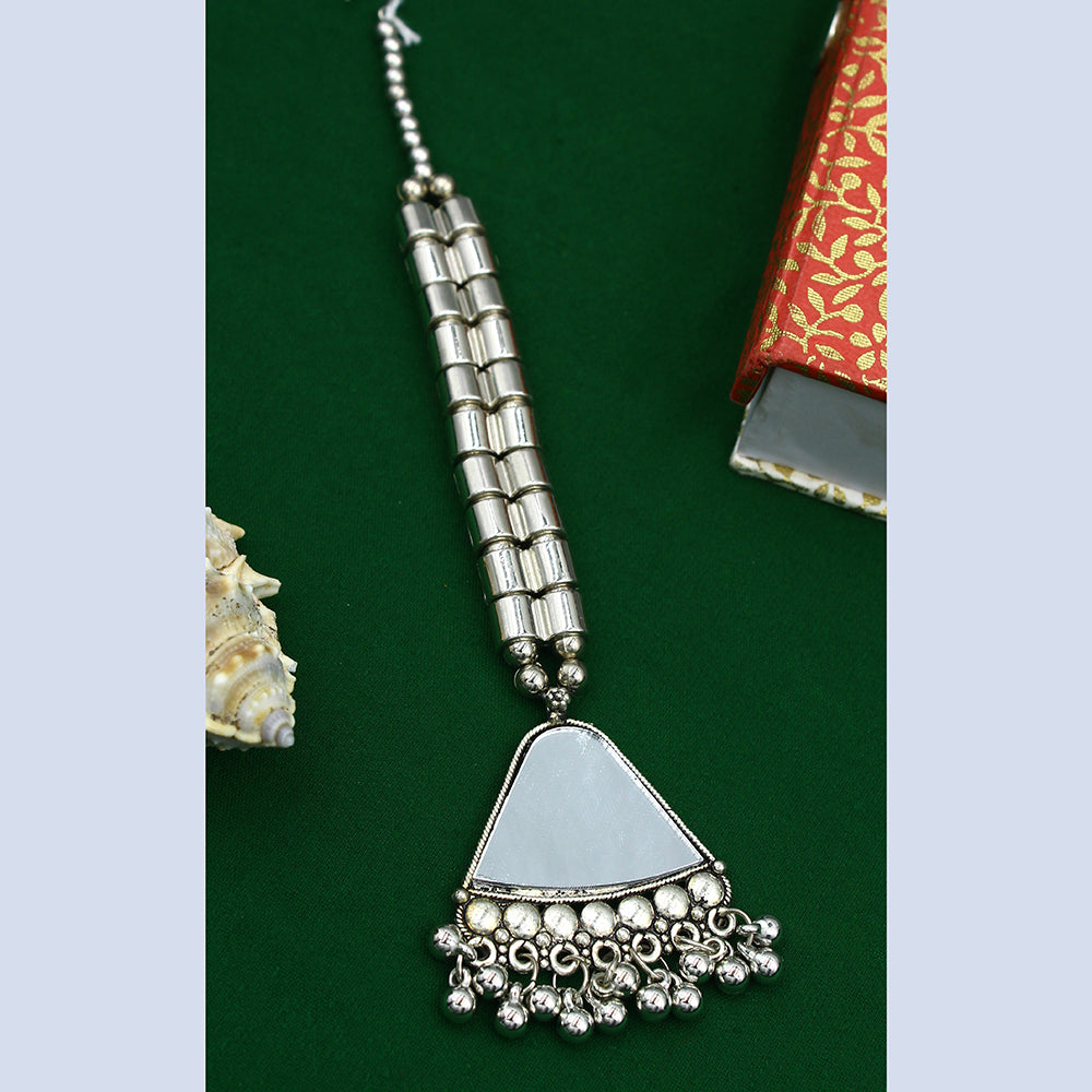 Mahavir Oxidised Plated Mangtikka
