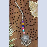 Mahavir Oxidised Plated Mangtikka