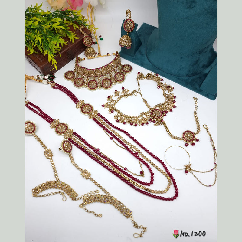 JCM Gold Plated Bridal Set