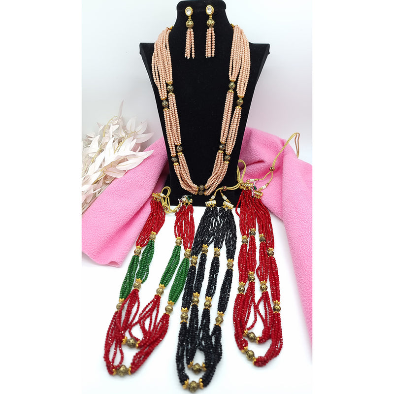 JCM Gold Plated Beads Necklace Set (1 Piece Only)