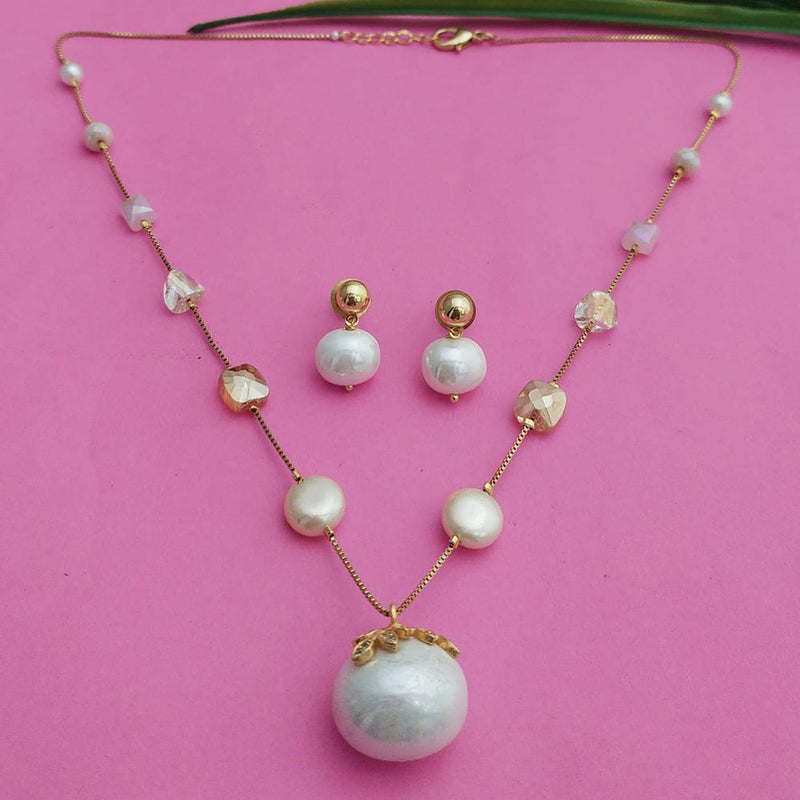 JCM Gold Plated Beads Necklace Set