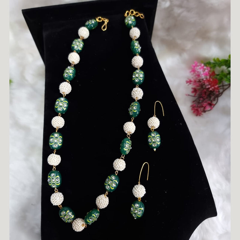 JCM Gold Plated Beads Necklace Set