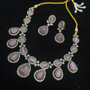 JCM Gold Plated Pota Stone Necklace Set