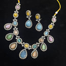 JCM Gold Plated Pota Stone Necklace Set
