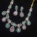 JCM Gold Plated Pota Stone Necklace Set