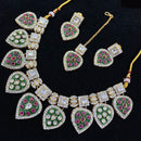 JCM Gold Plated Pota Stone Necklace Set