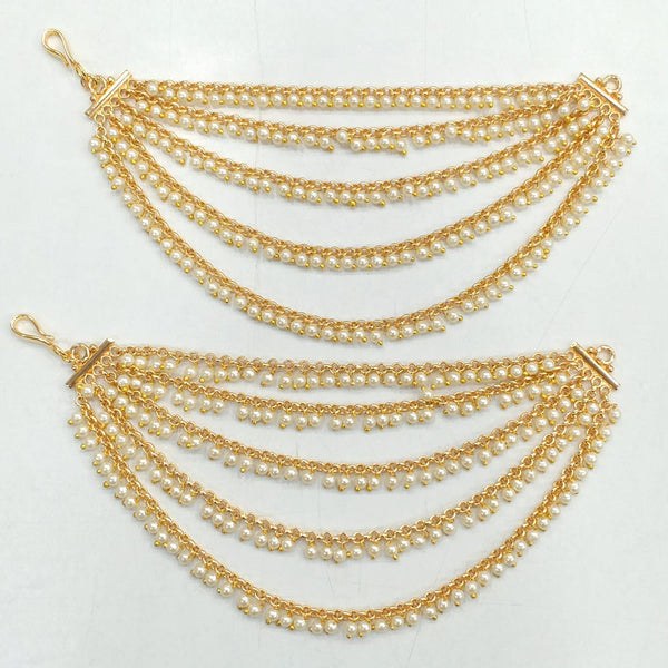 JCM Gold Plated Pearls Kanchain