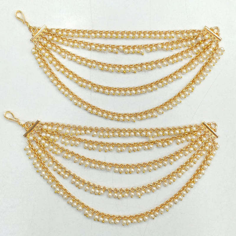 JCM Gold Plated Pearls Kanchain