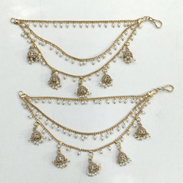 JCM Gold Plated Pearls Kanchain