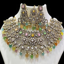 JCM Gold Plated Pota Stone And Beads Necklace Set