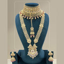 JCM Gold Plated Pota Stone Necklace Combo