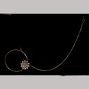 JCM Gold Plated Pota Stone And Pearl Nose Ring