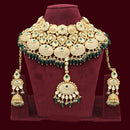 JCM Gold Plated Pota Stone And Beads Choker Necklace Set