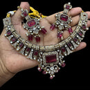 JCM Gold Plated Austrain Stone Necklace Set