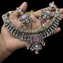 JCM Gold Plated Austrain Stone Necklace Set
