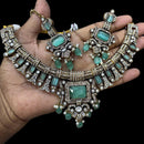JCM Gold Plated Austrain Stone Necklace Set