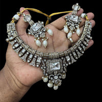 JCM Gold Plated Austrain Stone Necklace Set