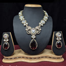 JCM Gold Plated Crystal And Austrain Stone Necklace Set