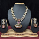 JCM Gold Plated Crystal And Austrain Stone Necklace Set