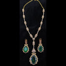 JCM Gold Plated Crystal And Austrain Stone Necklace Set