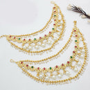 JCM Gold Plated Pota Stone And  Pearls Kanchain