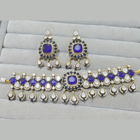 JCM Royal Radiance Gold Plated Crystal Stone Necklace Set