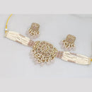 JCM Gold Plated Pota Stone And Beads Necklace Set