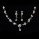JCM American Diamond And Pearls Necklace Set