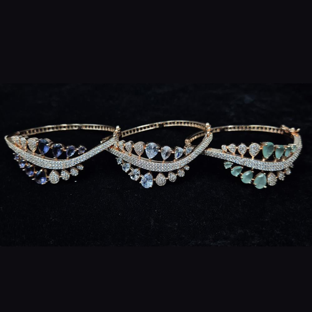 JCM Glamorous Gold Plated American Diamond Party & Daily Wear Bracelets