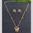 JCM Gold Plated Pota Stone Necklace Set