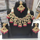 JCM Gold Plated Pota Stone And Beads Necklace Set