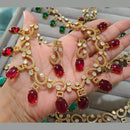 JCM Gold Plated Kundan Necklace Set