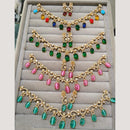 JCM Gold Plated Kundan Necklace Set