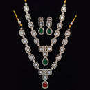 JCM Gold Plated Pota Stone Necklace Set