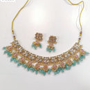 JCM Gold Plated Pota Stone Necklace Set
