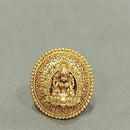 JCM Gold Plated Goddess Laxmi Temple Ring