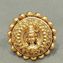 JCM Gold Plated Lord Shiva Temple Ring
